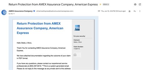 amex return protection file claim.